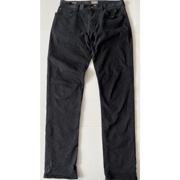 Todd Snyder Straight Fit Jeans 32x34 Black Stretch Vintage Inspired Casual